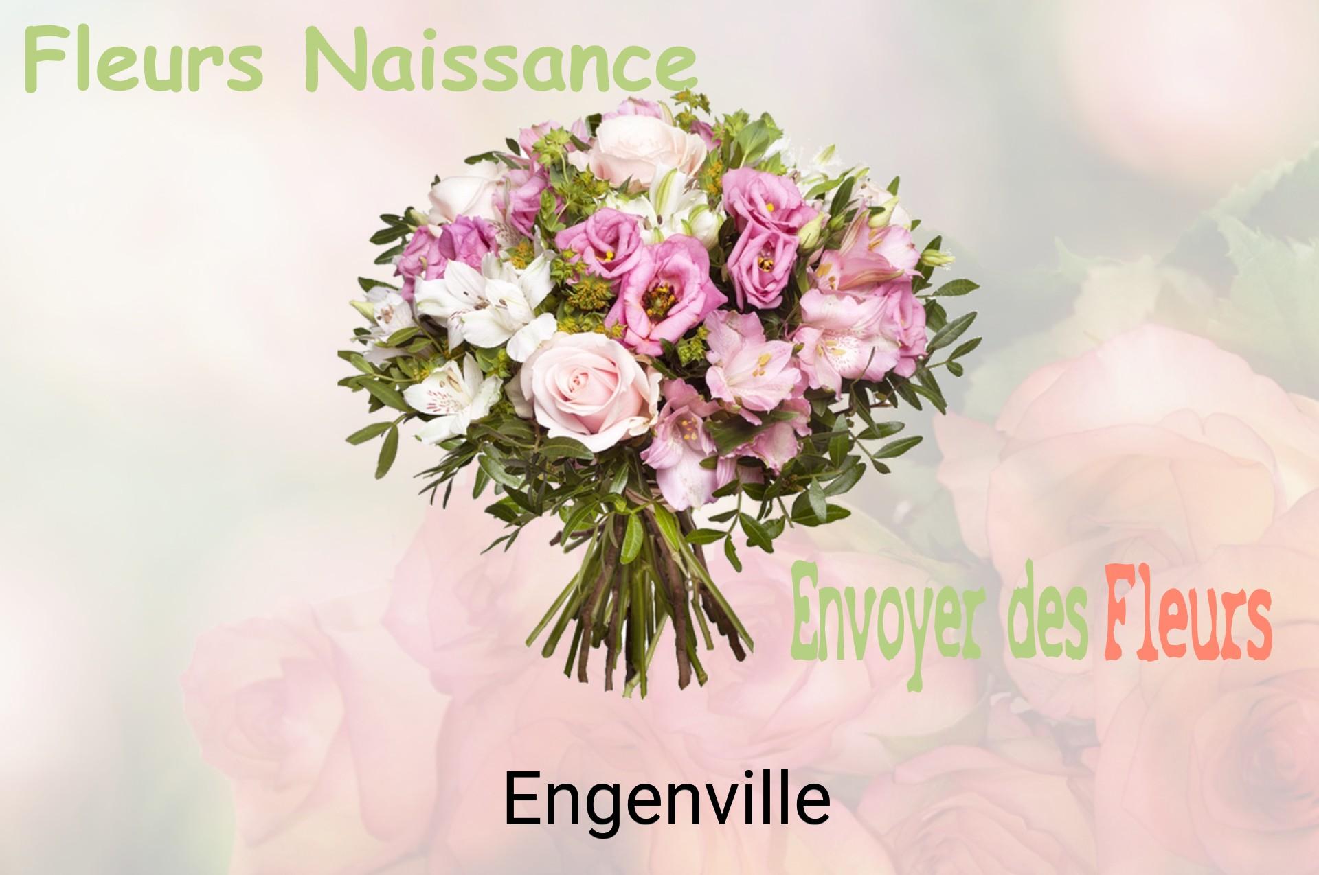 Bouquet de fleurs de naissance livré à Engenville
